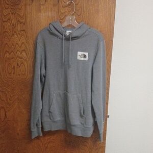 The North Face Men's Gray Patch Hoodie Pullover